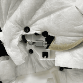 2017-2019 INFINITI Q50 FRONT RED SPORT PASSENGER SIDE DOOR PANEL COVER OEM