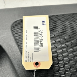 2017-2019 INFINITI Q50 FRONT RED SPORT PASSENGER SIDE DOOR PANEL COVER OEM