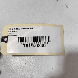 2017 - 2020 FORD FUSION REAR RIGHT PASSENGER SIDE SEAT BELT SEATBELT BUCKLE