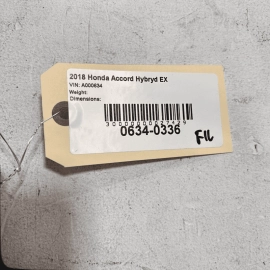 2018 - 2020 HONDA ACCORD FRONT LEFT DRIVE SEAT INNER RECLINER COVER TRIM OE