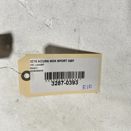 ACURA MDX 2014-20 REAR PASSENGER DOOR WINDOW GLASS LOWER SASH CHANNEL GUIDE