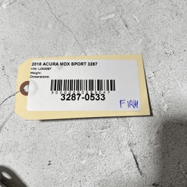2017-2020 ACURA MDX FRONT RIGHT PASSENGER RH SIDE DOOR LOWER BOTTOM HINGE O