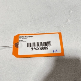 2017-2020 INFINITI Q60 FRONT RIGHT SIDE SEAT INNER RECLINER COVER TRIM OEM