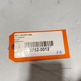 2014-2020 INFINITI Q60 FRONT RIGHT SEAT HEADREST HEAD REST GUIDE SLEEVES OE