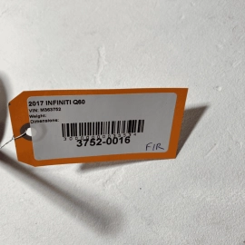 2017-2020 INFINITI Q60 FRONT LEFT OR RIGHT SIDE SEAT HEADREST WHITE LEATHER