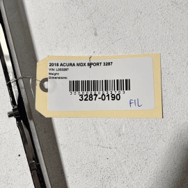 2014-2020 ACURA MDX FRONT LEFT DRIVER DOOR PANEL UPPER LINING STRIP MOLDING 2014-2020 ACURA MDX FRONT LEFT DRIVER DOOR PANEL UPPER LINING STRIP MOLDING