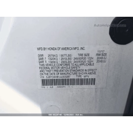 Engine EGR Pipe Tube Hose ACURA MDX 3.5L 2016-2020 OEM