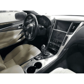 2017-2020 INFINITI Q60 FRONT RIGHT OR LEFT SIDE SEAT HEADREST WHITE LEATHER