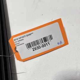 Rear Right Door Window Belt Weatherstrip Seal Infiniti QX50 2016-2017 OEM