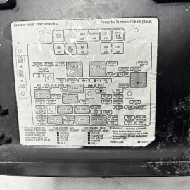 2018 ACURA MDX FUSE BOX ENGINE TOP LID COVER OEM 15200391