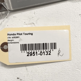 2016-2021 HONDA PILOT RIGHT PASSENGER SIDE B PILLAR UPPER PANEL COVER  TRIM