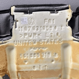 VOLKSWAGEN PASSAT 2020-2022 REAR SEAT LOWER CUSHION BOTTOM OEM BLACK LEATHE