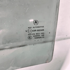 2015-2018 ACURA RDX Rear Left Driver Side Door Window Glass OEM