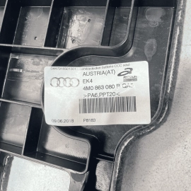 2017-2019 AUDI Q7 FRONT RIGHT SIDE FLOOR BATTERY LID COVER TRIM CARPET OEM