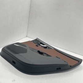 2018-2017 AUDI Q7 INTERIOR DOOR PANEL TRIM COVER BROWN REAR RIGHT SIDE OEM