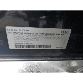 2011-2018 AUDI A8 FRONT LEFT DRIVER INTERIOR DOOR HANDLE MOLDING TRIM COVER