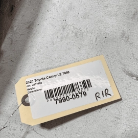 2020 TOYOTA CAMRY REAR SEAT LEFT DRIVER SIDE UPPER CUSHION PAD BLACK OEM 2020 TOYOTA CAMRY REAR SEAT LEFT DRIVER SIDE UPPER CUSHION PAD BLACK OEM