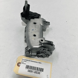 2010-2016 PORSCHE PANAMERA FRONT DRIVER DOOR HANDLE BRACKET & LOCK CYLINDER