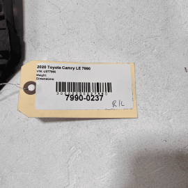 TOYOTA CAMRY 2018-2023 REAR BUMPER LEFT DRIVER SIDE MOUNT SUPPORT BRACKET O