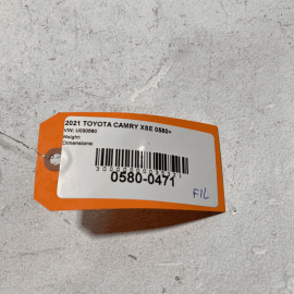 damage TOYOTA CAMRY 2.5L 18-23 FRONT LEFT DRIVER SIDE CV AXLE SHAFT OEM