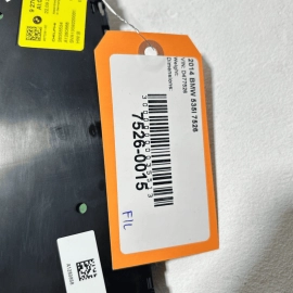 2011-2016 BMW 535i FRONT DRIVER SIDE SEAT ADJUSTMENT CONTROL SWITCH MEMORY 