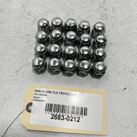 2015-2020 ACURA TLX A-SPEC WHEEL NUT CHROME PLATED FULL SET 20 PCS OEM