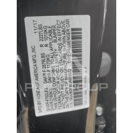2015-2020 ACURA TLX FRONT RIGHT PASSENGER SIDE DOOR WINDOW REGULATOR MOTOR 
