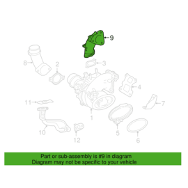 Engine Turbocharger Outer Hose Tube Pipe Lexus NX 2.0L 2015-2021 OEM