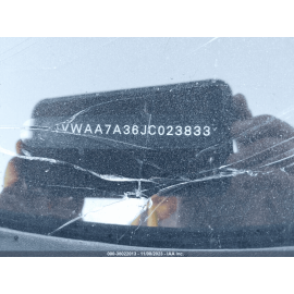 VOLKSWAGEN PASSAT 2016-2018 REAR LEFT DRIVER SIDE SEAT UPPER CUSHION OEM