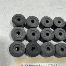 VOLKSWAGEN PASSAT 2001-2022 WHEEL RIM LUG NUT BOLT BOLTS COVER OEM = SET OF