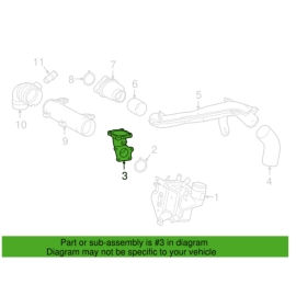 Engine Charge AIR Cooler Intercooler Tube Lexus NX 2.0L 2015-2021 OEM