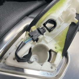 10 INFINITI FX35 BLACK REAR LEFT DRIVER SIDE DOOR INTERIOR PANEL COVER TRIM