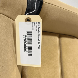 2015 - 2018 PORSCHE MACAN REAR SEAT LOWER CUSHION BOTTOM OEM