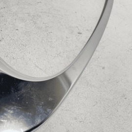 2017-2020 JAGUAR XE REAR LEFT DRIVER SIDE WINDOW TRIM MOLDING CHROME OEM