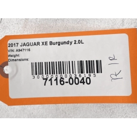 JAGUAR XE 2017-2020 REAR RIGHT OR LEFT SIDE DOOR WINDOW SWITCH & BEZEL COVE