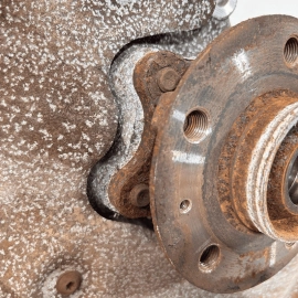 2012 - 2018 AUDI A6 FWD REAR LEFT DRIVER SIDE SPINDLE KNUCKLE HUB OEM