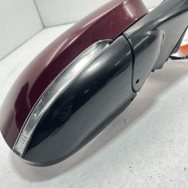 2017-2019 JAGUAR XE RIGHT SIDE DOOR REAR VIEW MIRROR W/O BLIND SPOT RED OEM