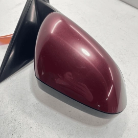 2017-2019 JAGUAR XE RIGHT SIDE DOOR REAR VIEW MIRROR W/O BLIND SPOT RED OEM