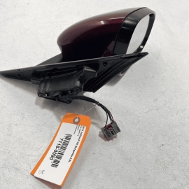 2017-2019 JAGUAR XE RIGHT SIDE DOOR REAR VIEW MIRROR W/O BLIND SPOT RED OEM