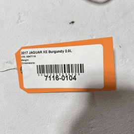 2017 JAGUAR XE TRUNK VIEW CAMERA DECK LID RELEASE OPEN OPENER HANDLE SWITCH