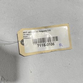 2017-2020 JAGUAR XE REAR PASSENGER SEATBELT RETRACTOR BEZEL TRIM COVER PANE