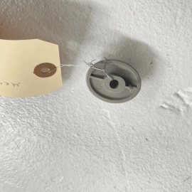 Trunk Cargo Side Net Clip Hook Gray 1648100240 OEM 2007-2012 Mercedes X164  Trunk Cargo Side Net Clip Hook Gray 1648100240 OEM 2007-2012 Mercedes X164