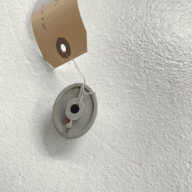 Trunk Cargo Side Net Clip Hook Gray 1648100240 OEM 2007-2012 Mercedes X164  Trunk Cargo Side Net Clip Hook Gray 1648100240 OEM 2007-2012 Mercedes X164