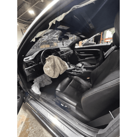 2017-2020 BMW 440i REAR LEFT SIDE UNDER BODY FORWARD SHIELD GUARD OEM