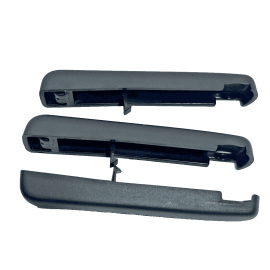 2017 - 2020 AUDI Q7 FRONT SEAT RIGHT OR LEFT SIDE RAIL TRIM CAP BLACK 3 PCS