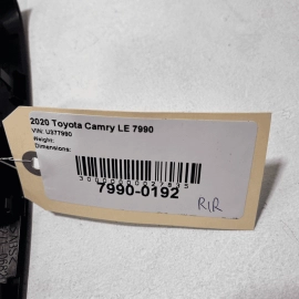 2018-2020 TOYOTA CAMRY REAR PASSENGER RH SIDE DOOR WINDOW SWITCH TRIM COVER