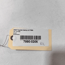 TOYOTA CAMRY 2018-2023 REAR LEFT OR RIGHT DOOR CHECK STRAP STOP STOPPER OEM