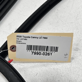 2018 - 2023 TOYOTA CAMRY FRONT PASSENGER SIDE DOOR SEAL RUBBER WEATHERSTRIP