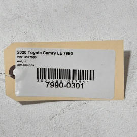 TOYOTA CAMRY LE SE 2019-2020 MULTIPLEX NETWORK BODY COMPUTER CONTROL MODULE