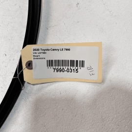 2018 - 2023 TOYOTA CAMRY FRONT PASSENGER SIDE WINDOW GLASS RUN CHANNEL SEAL